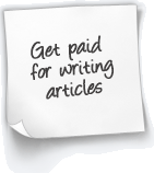 Get paid writing articles for websites, bloggers, print media